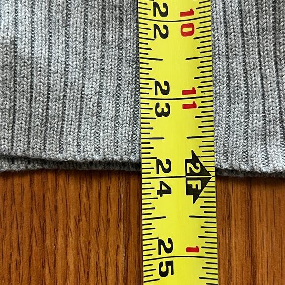 Brooks Brother 346 Gray Sweater Mock Neck Pullover Medium Men's 100% Supima - Picture 6 of 8